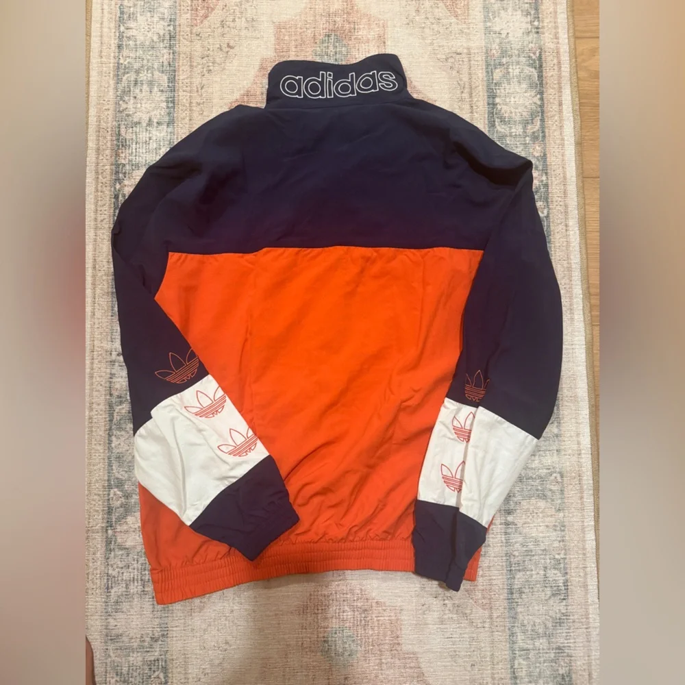 Adidas‎ Men's Blue and Orange Windbreaker